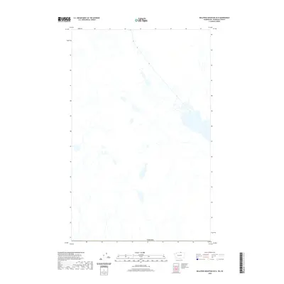 2020 Map of Bullfrog Mountain OE N, 2020 Print