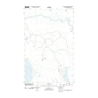 2011 Map of Bullfrog Mountain, 2011 Print