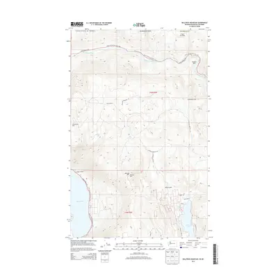 2014 Map of Bullfrog Mountain, 2014 Print