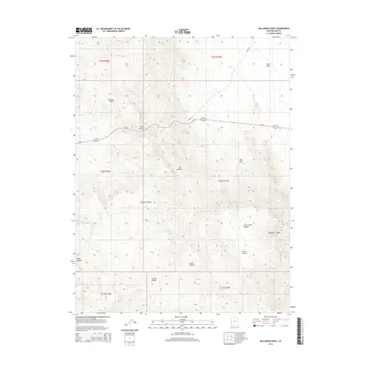 2014 Map of Bullgrass Knoll, 2014 Print