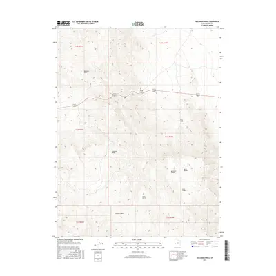 2017 Map of Bullgrass Knoll, 2017 Print
