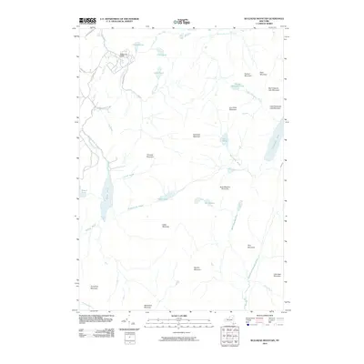 2010 Map of Bullhead Mountain, 2010 Print