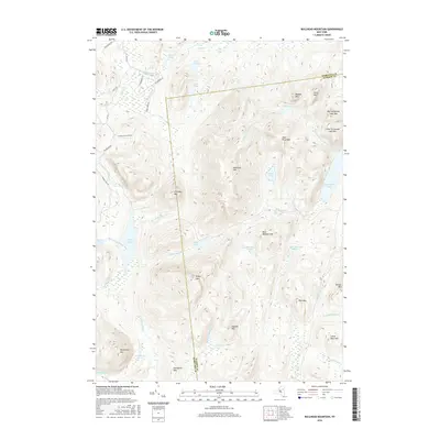 2016 Map of Bullhead Mountain, 2016 Print