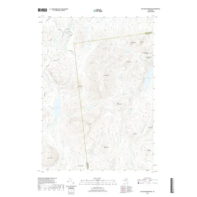 2019 Map of Bullhead Mountain, 2019 Print