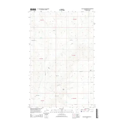 2014 Map of Bullhead Reservoir, 2014 Print