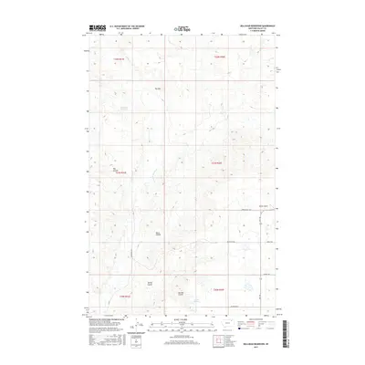 2017 Map of Bullhead Reservoir, 2017 Print