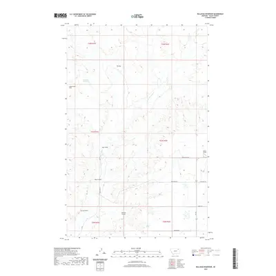 2020 Map of Bullhead Reservoir, 2020 Print