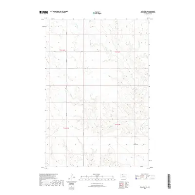 2017 Map of Bullhead SW, 2017 Print