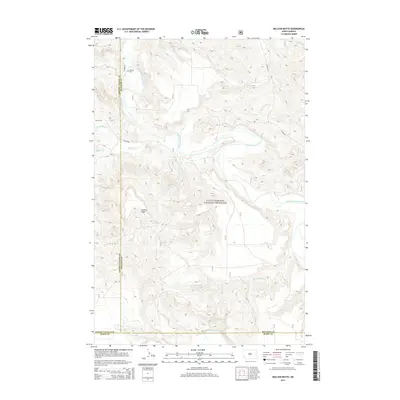 2014 Map of Bullion Butte, 2014 Print