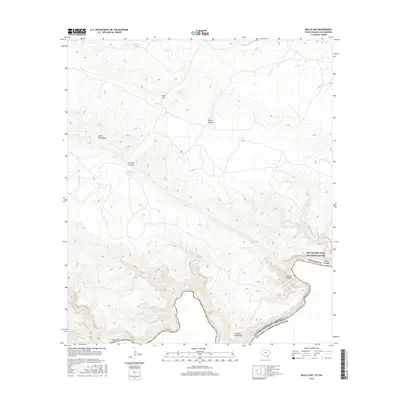 2016 Map of Bullis Gap, 2016 Print