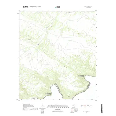 2019 Map of Bullis Gap, 2019 Print