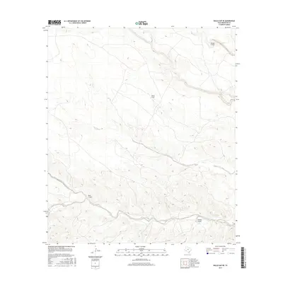 2016 Map of Bullis Gap NE, 2016 Print