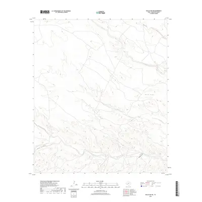 2019 Map of Bullis Gap NE, 2019 Print