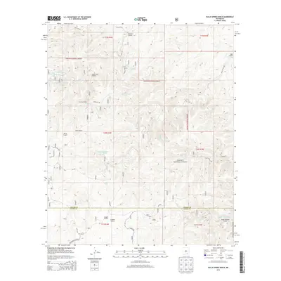 2013 Map of Bullis Spring Ranch, 2013 Print