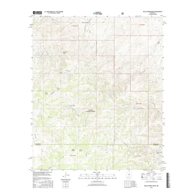 2017 Map of Bullis Spring Ranch, 2017 Print
