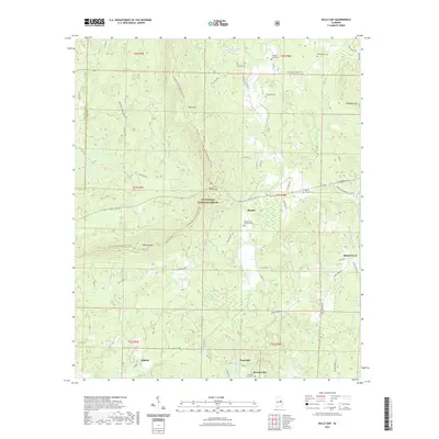 2021 Map of Bulls Gap, 2021 Print