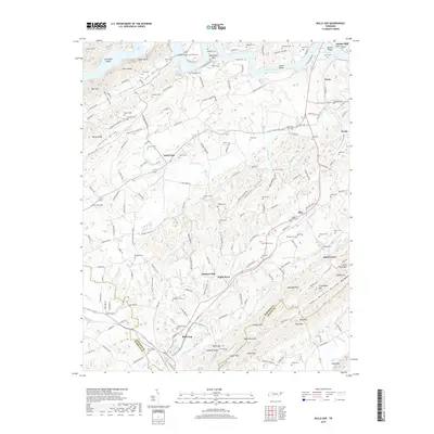 2019 Map of Bulls Gap, 2019 Print