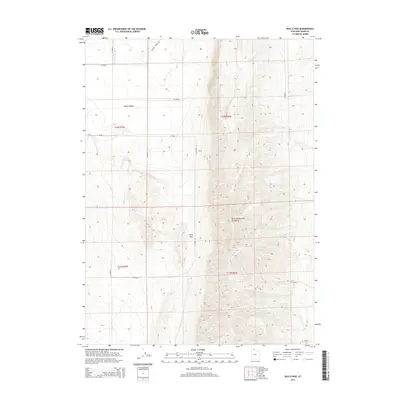 2014 Map of Bulls Pass, 2014 Print