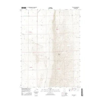 2017 Map of Bulls Pass, 2017 Print