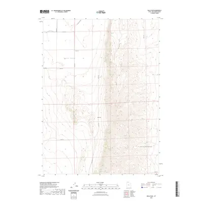 2023 Map of Bulls Pass, 2023 Print