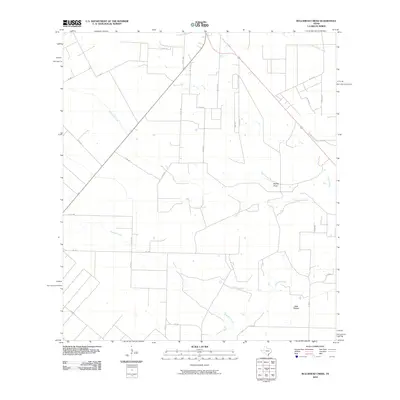 2010 Map of Bullshead Creek, 2010 Print