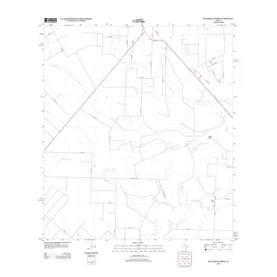 2013 Map of Bullshead Creek, 2013 Print