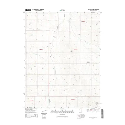 2014 Map of Bullwhack Summit, 2014 Print
