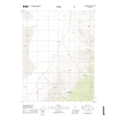 2018 Map of Bullwhacker Springs, 2018 Print