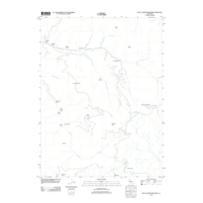 2012 Map of Bully Choop Mountain, 2012 Print