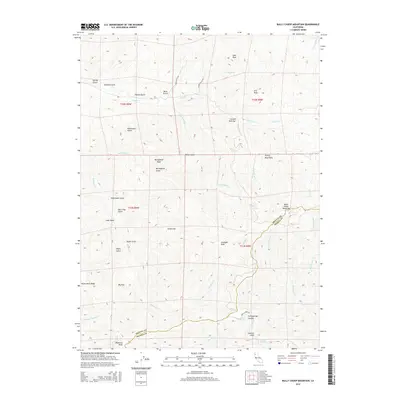 2015 Map of Bully Choop Mountain, 2015 Print