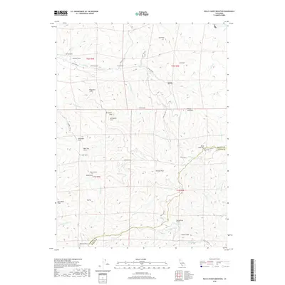 2018 Map of Bully Choop Mountain, 2018 Print
