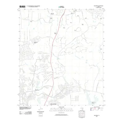 2010 Map of Bulverde, 2010 Print