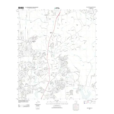 2013 Map of Bulverde, 2013 Print