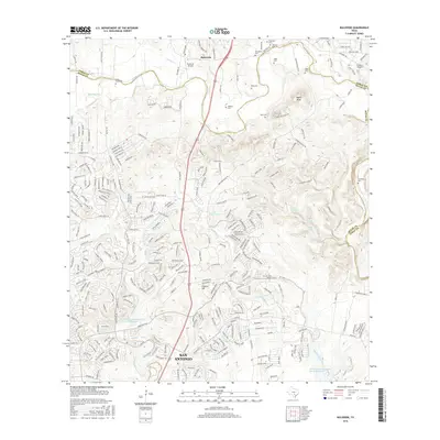 2016 Map of Bulverde, 2016 Print