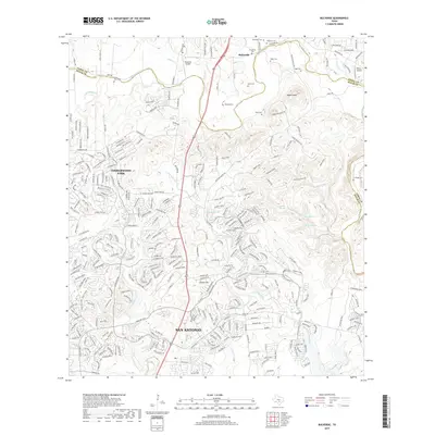 2019 Map of Bulverde, 2019 Print
