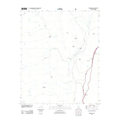 2012 Map of Bumble Bee, 2012 Print