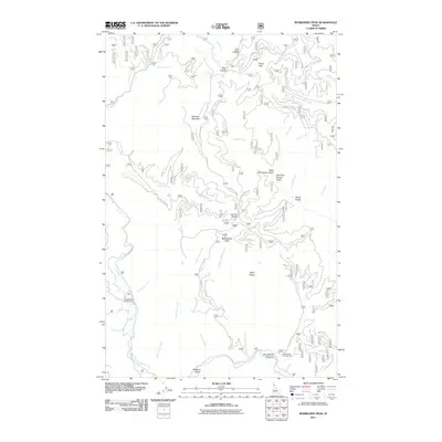 2011 Map of Bumblebee Peak, 2011 Print