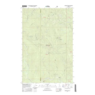 2017 Map of Bumblebee Peak, 2017 Print