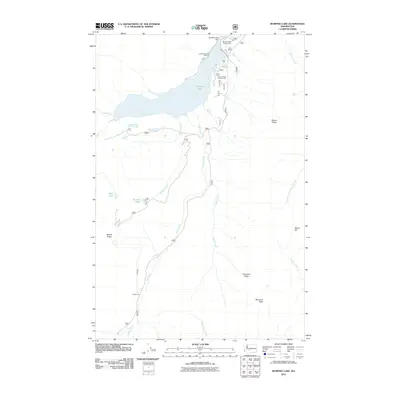 2011 Map of Bumping Lake, 2011 Print