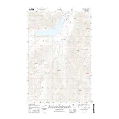 2014 Map of Bumping Lake, 2014 Print