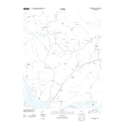 2013 Map of Bumpus Mills, 2013 Print