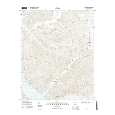 2016 Map of Bumpus Mills, 2016 Print