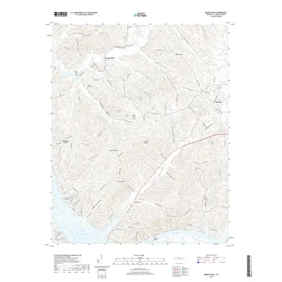 2019 Map of Bumpus Mills, 2019 Print
