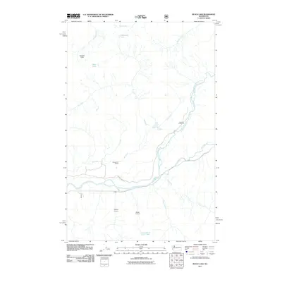2011 Map of Bunch Lake, 2011 Print