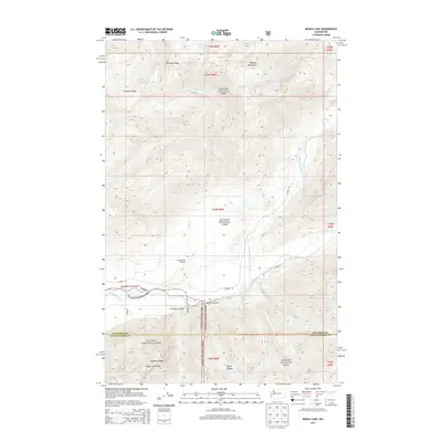 2014 Map of Bunch Lake, 2014 Print