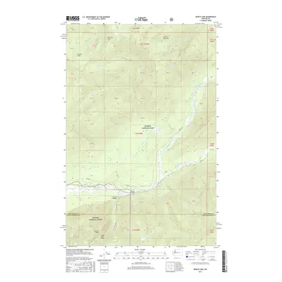 2017 Map of Bunch Lake, 2017 Print