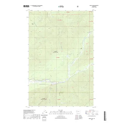 2020 Map of Bunch Lake, 2020 Print