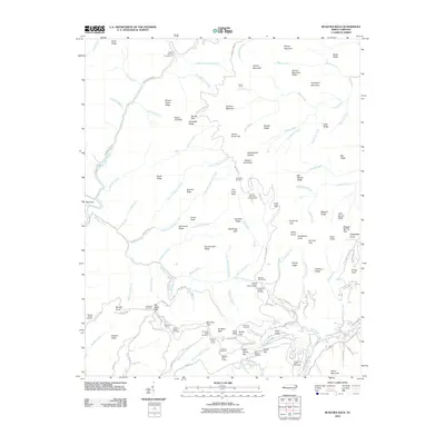 2010 Map of Bunches Bald, 2010 Print