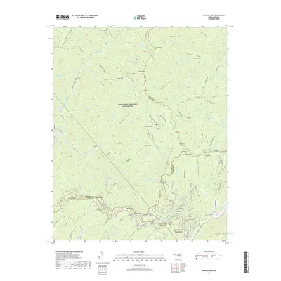 2019 Map of Bunches Bald, 2019 Print