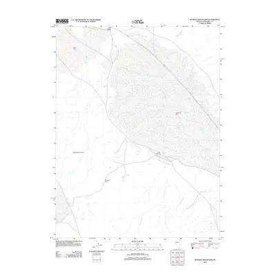2011 Map of Bunejug Mountains, 2011 Print